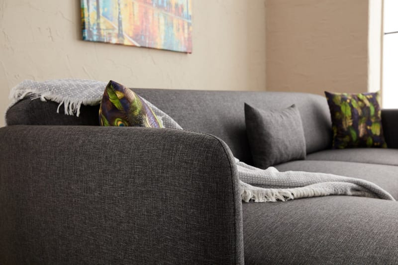 Wenus Divanbäddsoffa 3-sits - Antracit - Möbler - Soffa - Bäddsoffa