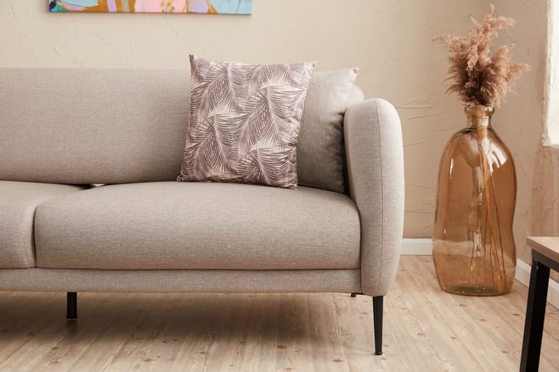 Wenus Divanbäddsoffa 3-sits - Beige - Möbler - Soffa - Divansoffor & schäslongsoffa - 3 sits soffa med divan