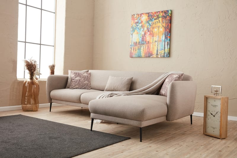Wenus Divanbäddsoffa 3-sits - Beige - Möbler - Soffa - Bäddsoffa