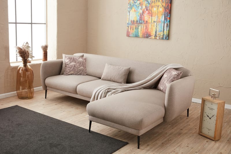 Wenus Divanbäddsoffa 3-sits - Beige - Möbler - Soffa - Bäddsoffa