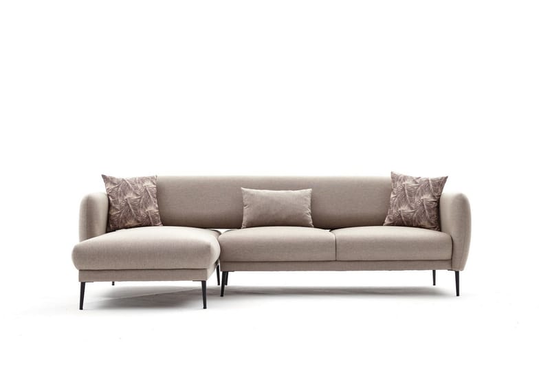 Wenus Divanbäddsoffa 3-sits - Beige - Möbler - Soffa - Divansoffor & schäslongsoffa - 3 sits soffa med divan