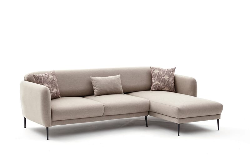 Wenus Divanbäddsoffa 3-sits - Beige - Möbler - Soffa - Divansoffor & schäslongsoffa - 3 sits soffa med divan