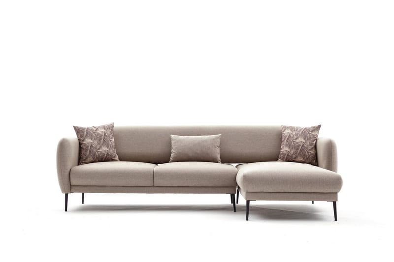 Wenus Divanbäddsoffa 3-sits - Beige - Möbler - Soffa - Divansoffor & schäslongsoffa - 3 sits soffa med divan