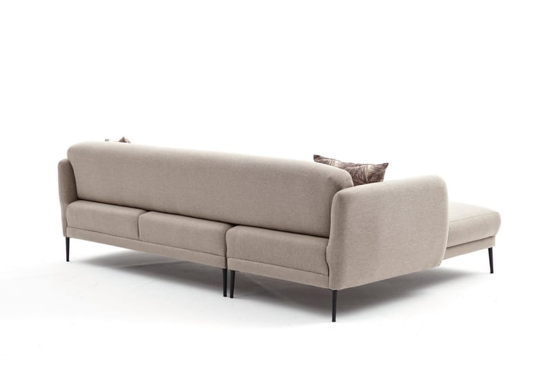 Wenus Divanbäddsoffa 3-sits - Beige - Möbler - Soffa - Divansoffor & schäslongsoffa - 3 sits soffa med divan