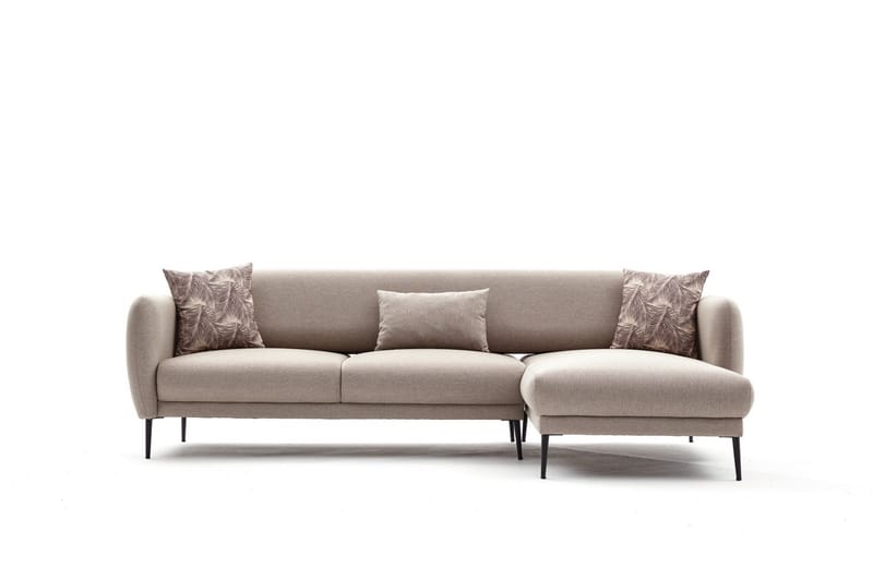 Wenus Divanbäddsoffa 3-sits - Beige - Möbler - Soffa - Divansoffor & schäslongsoffa - 3 sits soffa med divan