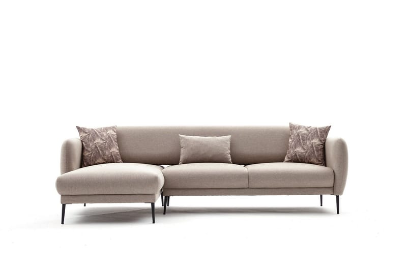 Wenus Divanbäddsoffa 3-sits - Beige - Möbler - Soffa - Divansoffor & schäslongsoffa - 3 sits soffa med divan