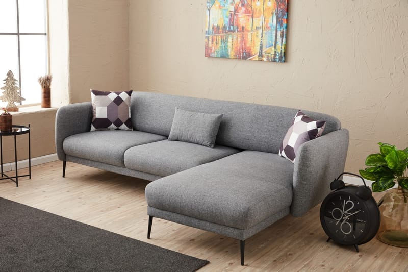 Wenus Divanbäddsoffa 3-sits - Grå - Möbler - Soffa - Bäddsoffa