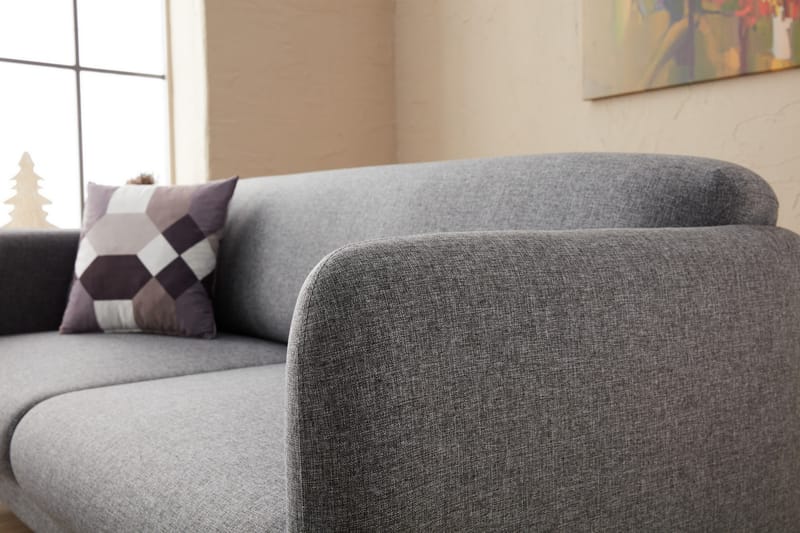 Wenus Divanbäddsoffa 3-sits - Grå - Möbler - Soffa - Bäddsoffa