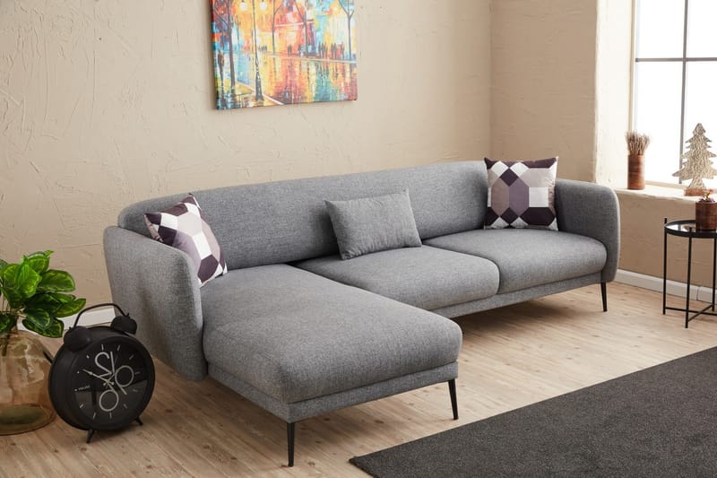 Wenus Divanbäddsoffa 3-sits - Grå - Möbler - Soffa - Bäddsoffa