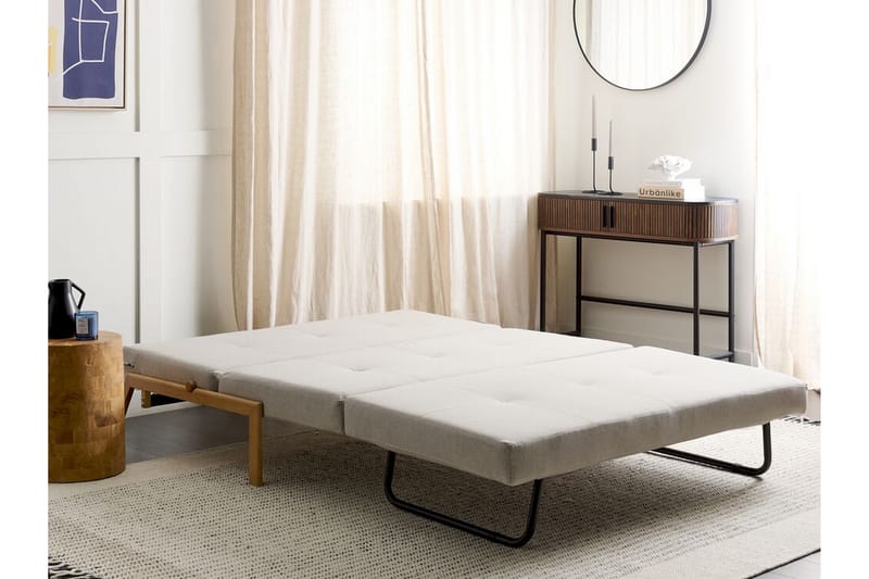 Wigwig Bäddsoffa 2-sits - Beige/Ljust trä - Möbler - Soffa - Bäddsoffa