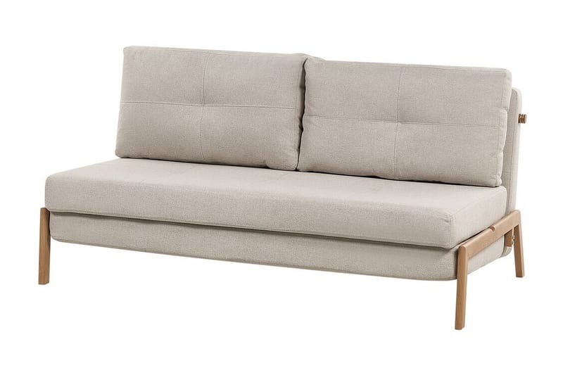 Wigwig Bäddsoffa 2-sits - Beige/Ljust trä - Möbler - Soffa - Bäddsoffa