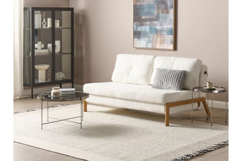 Wigwig Bäddsoffa 2-sits - Vit/Ljust trä - Möbler - Soffa - Bäddsoffa