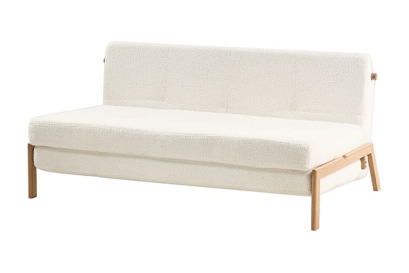 Wigwig Bäddsoffa 2-sits - Vit/Ljust trä - Möbler - Soffa - Bäddsoffa