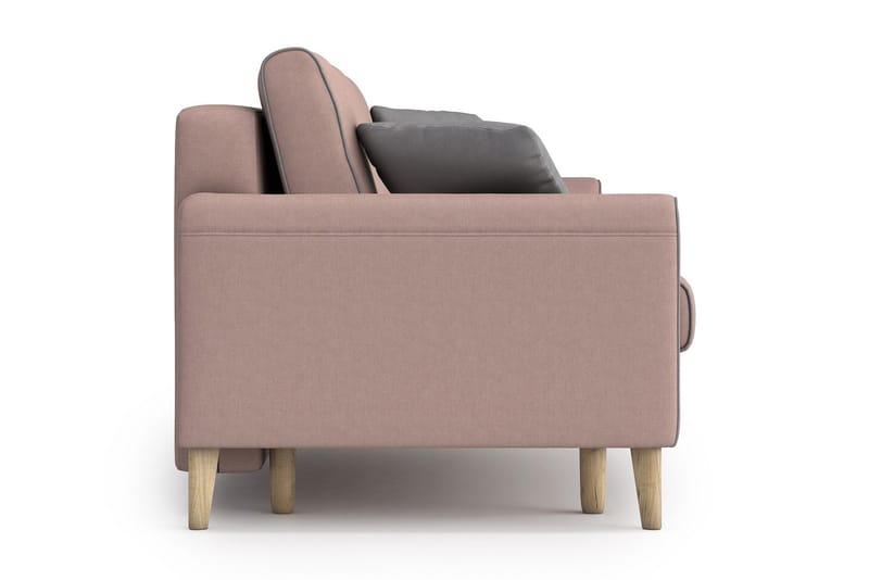 Willer 3-sits Bäddsoffa - Rosa - Bäddsoffa - Bäddsoffa 3 sits