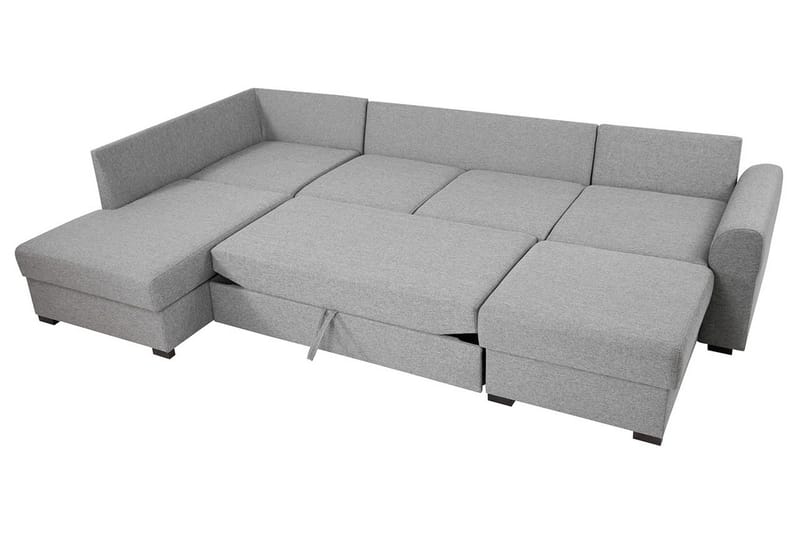 Wilma 6-sits Bäddsoffa - Mörkgrå/Svart - Möbler - Soffa - Bäddsoffa