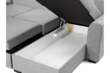 Wilma 6-sits Bäddsoffa - Svart - Möbler - Soffa - Bäddsoffa