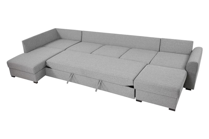 Wilma Hörnsoffa Vänster - Svart - Bäddsoffa - Bäddsoffa divan - Skinnsoffor