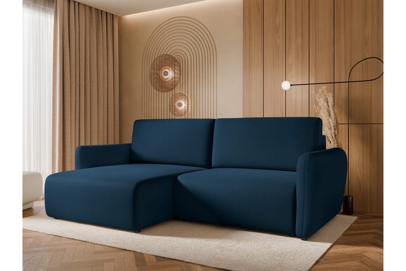 Wymer Bäddsoffa m. Divan 2-sits - Blå - Möbler - Soffa - Bäddsoffa