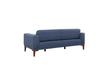 Wyong 3-sits Rektangulär Längsbäddad Bäddsoffa 94x223 cm i Tyg - Blå - Möbler - Soffa - Bäddsoffa