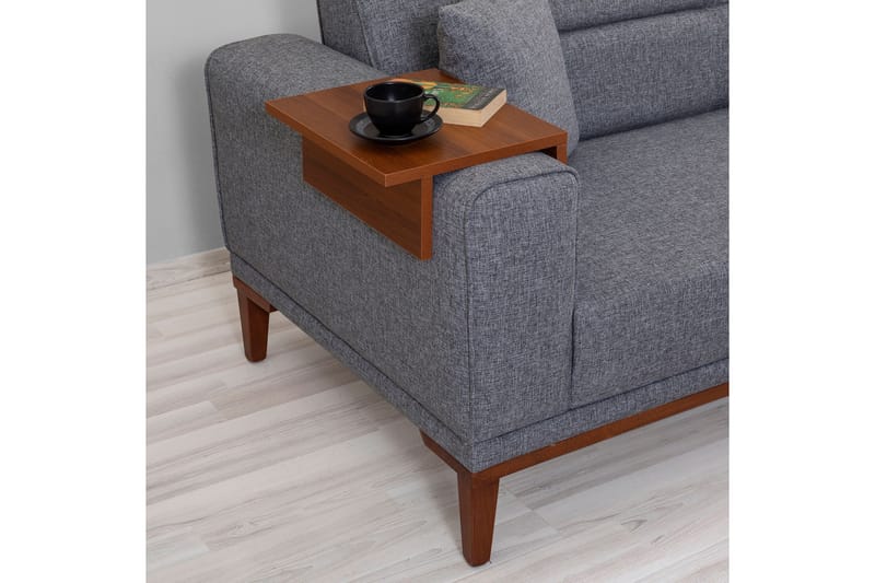 Wyong Bäddsoffa 3-sits 223x94 cm - Mörkgrå - Möbler - Soffa - Bäddsoffa