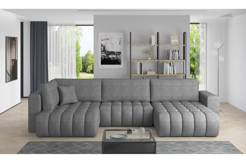 Yorktown U-bäddsoffa Divan Höger - Gul - Möbler - Soffa - Bäddsoffa