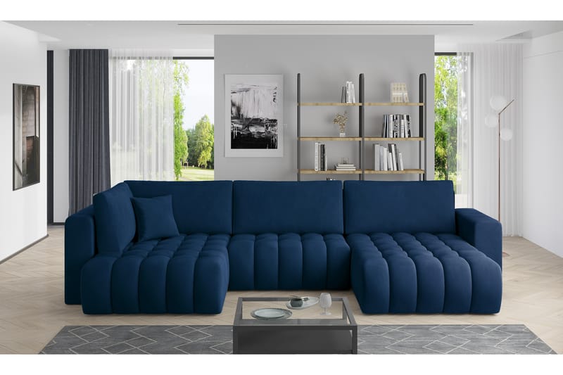 Yorktown U-bäddsoffa Divan Höger - Mörkgrå - Möbler - Soffa - Bäddsoffa