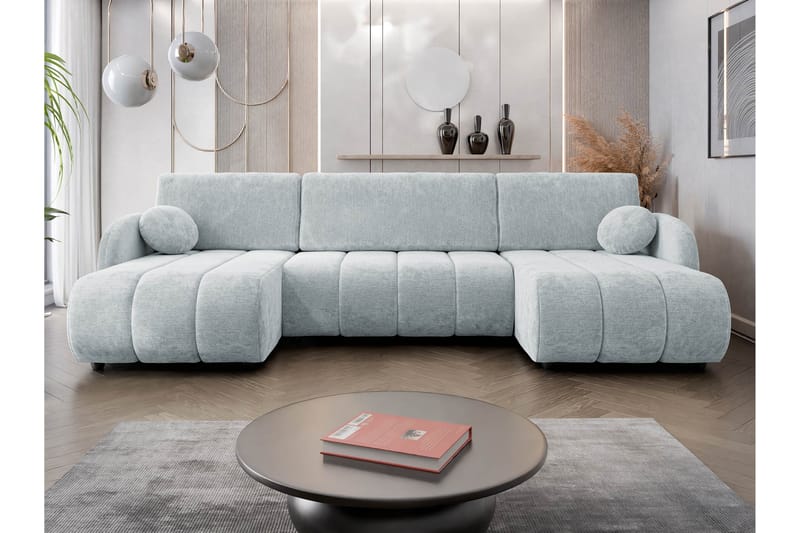 Zarania Bäddsoffa Dubbeldivan 3-sits - Grå - Möbler - Soffa - Bäddsoffa