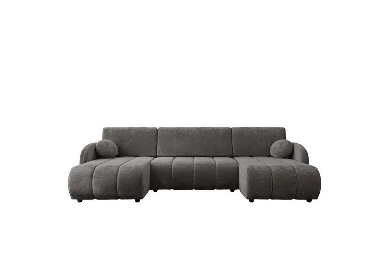 Zarania Bäddsoffa Dubbeldivan 3-sits - Grå - Möbler - Soffa - Bäddsoffa