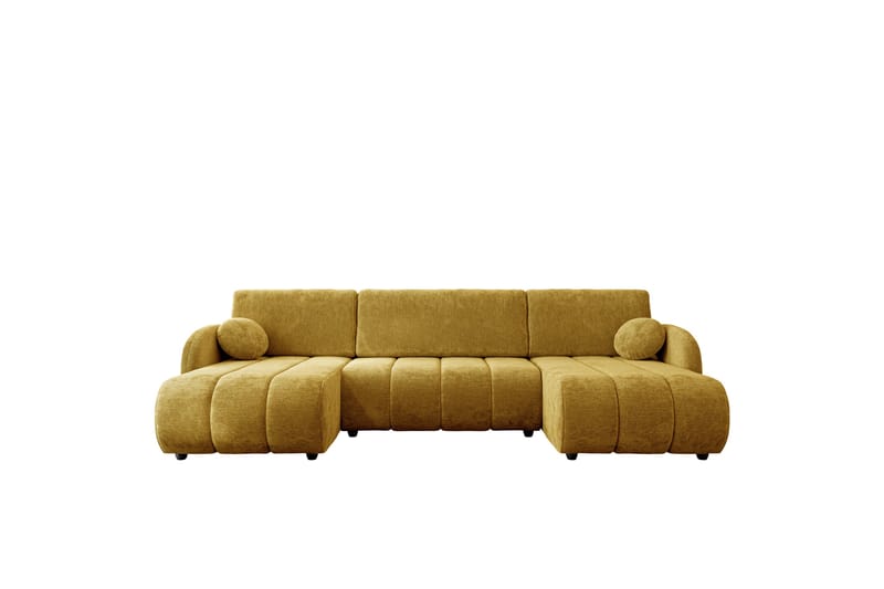 Zarania Bäddsoffa Dubbeldivan 3-sits - Gul - Möbler - Soffa - Bäddsoffa