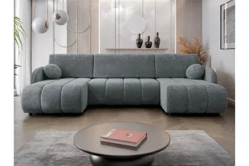 Zarania Bäddsoffa Dubbeldivan 3-sits - Svart - Möbler - Soffa - Bäddsoffa