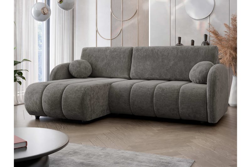 Zarania Bäddsoffa m. Divan 3-sits - Grå - Möbler - Soffa - Bäddsoffa