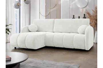 Zarania Bäddsoffa m. Divan 3-sits - Vit - Möbler - Soffa - Bäddsoffa