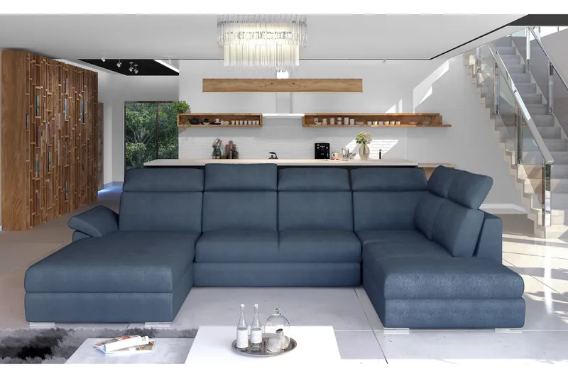 Zoana Bäddsoffa med Dubbeldivan, Blå