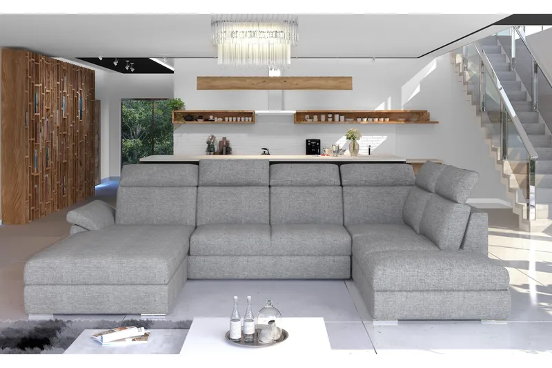 Zoana Bäddsoffa med Dubbeldivan, Grå