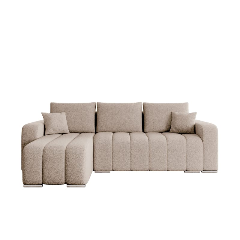 Zulueta 3-sits Bäddsoffa med divan - Lambi 06 (beige) - Möbler - Soffa - Bäddsoffa