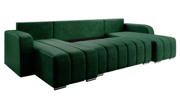 Zulueta 4-sits Bäddsoffa med dubbeldivan - grå - Möbler - Soffa - Bäddsoffa