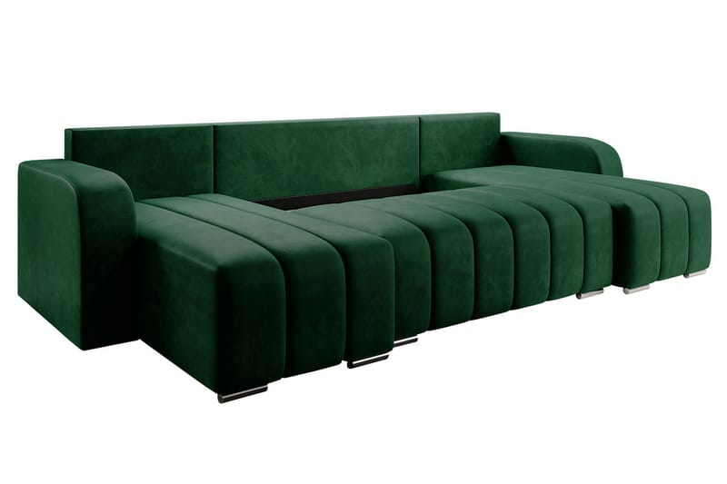 Zulueta 8-sits Bäddsoffa Höger - Brun - Möbler - Soffa - Bäddsoffa