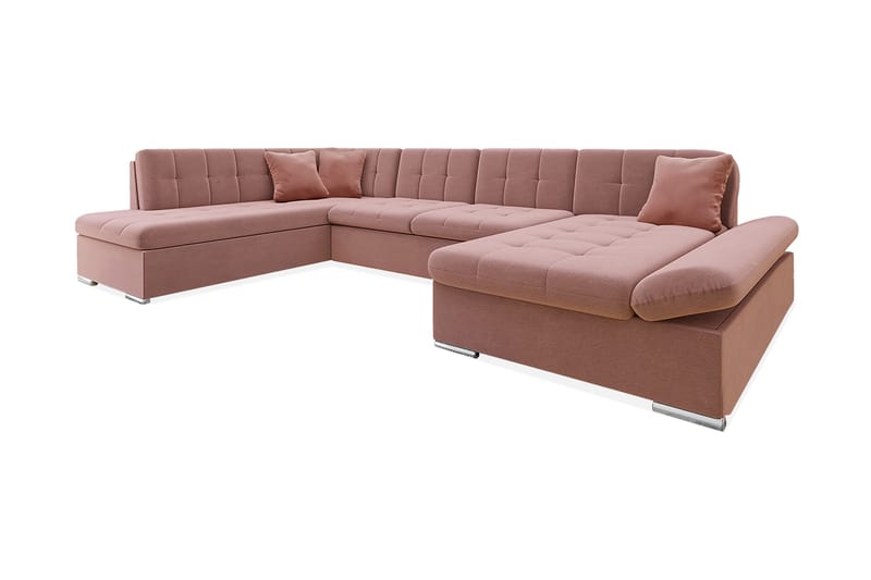 Zumar 4-sits Bäddsoffa Universal, Rosa