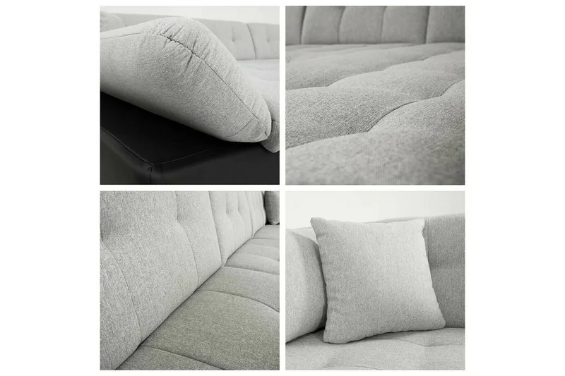 Zumar 4-sits Hörnbäddsoffa beige - Möbler - Soffa - Bäddsoffa