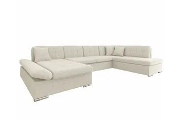 Zumar 4-sits Hörnbäddsoffa Beige/Light beige - Möbler - Soffa - Bäddsoffa