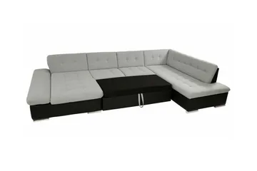 Zumar 4-sits Hörnbäddsoffa Beige/Light beige - Möbler - Soffa - Bäddsoffa