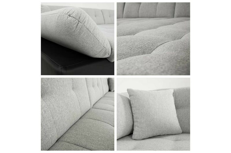 Zumar 4-sits Hörnbäddsoffa Beige/Light beige - Möbler - Soffa - Bäddsoffa