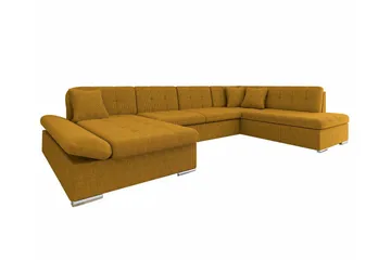 Zumar 4-sits Hörnbäddsoffa Dark yellow - Möbler - Soffa - Bäddsoffa