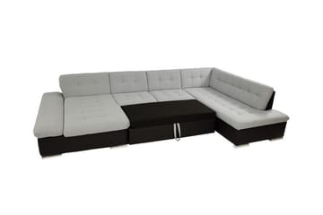 Zumar 5-sits Höger U-formad Bäddsoffa med Förvaring i Bouclé - Vit - Möbler - Soffa - Bäddsoffa
