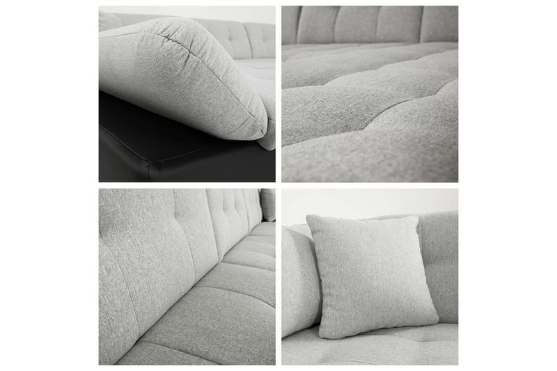 Zumar 5-sits Hörnbäddsoffa NO_BRAND White - Möbler - Soffa - Bäddsoffa