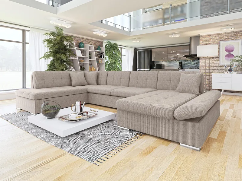 Zumar 5-sits U-Bäddsoffa med förvaring - Möbler - Soffa - Bäddsoffa