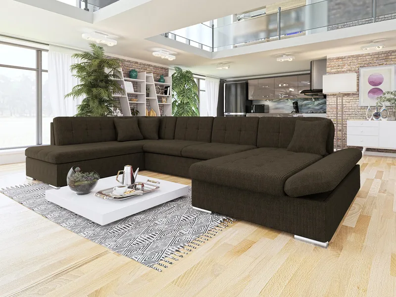 Zumar 5-sits U-Bäddsoffa med förvaring - Möbler - Soffa - Bäddsoffa