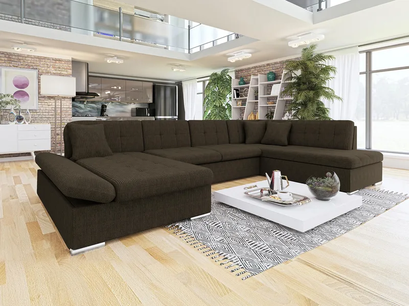 Zumar 5-sits U-Bäddsoffa med förvaring - Möbler - Soffa - Bäddsoffa
