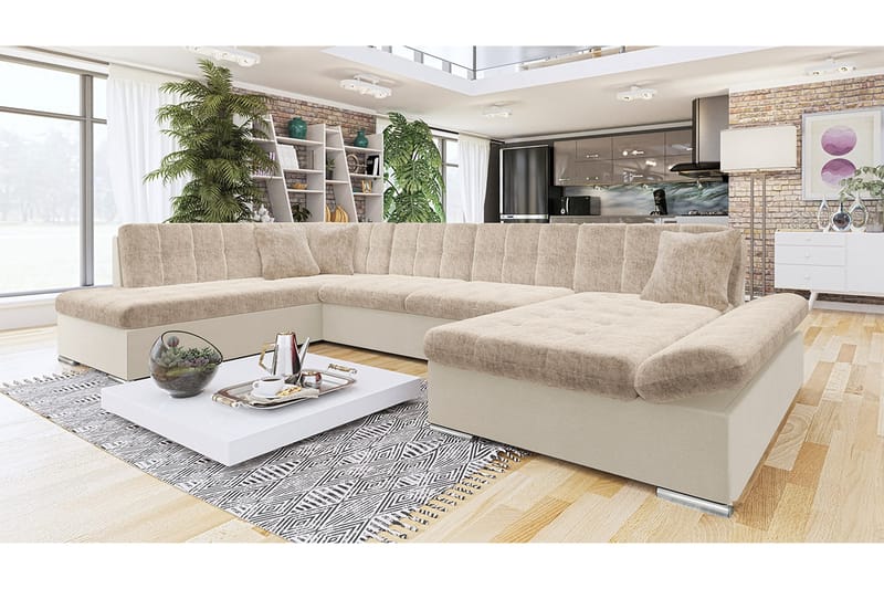 Zumar Bäddsoffa m. Divan och Schäslong - Möbler - Soffa - Bäddsoffa