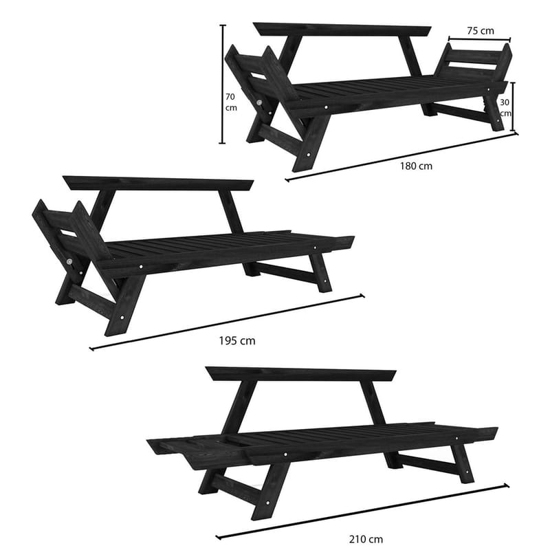 Zylar 2-sits Bäddsoffa - Brun/Natur - Möbler - Soffa - Bäddsoffa